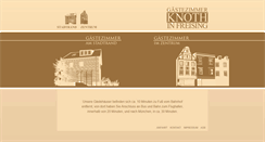 Desktop Screenshot of knoth-gaeste.de